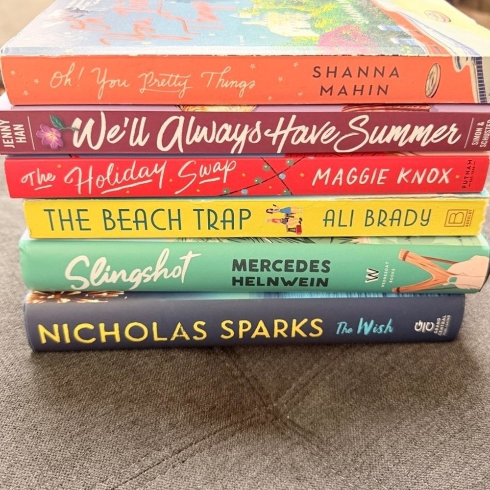 Romance Book Lot Sparks Mahin Han Knox Brady Helnwein Beach Read Summer Vibes